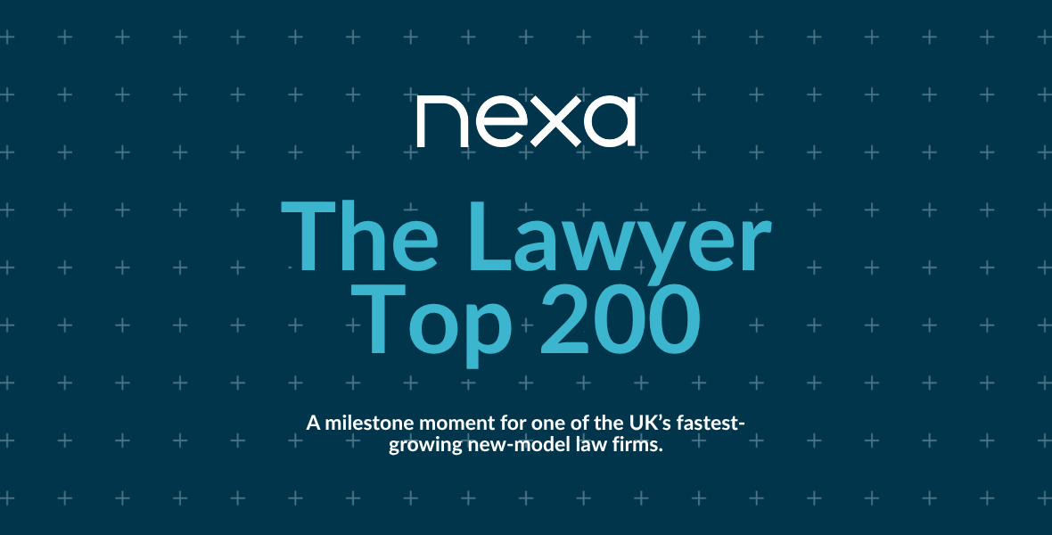 Nexa Breaks into The Lawyer Top 200
