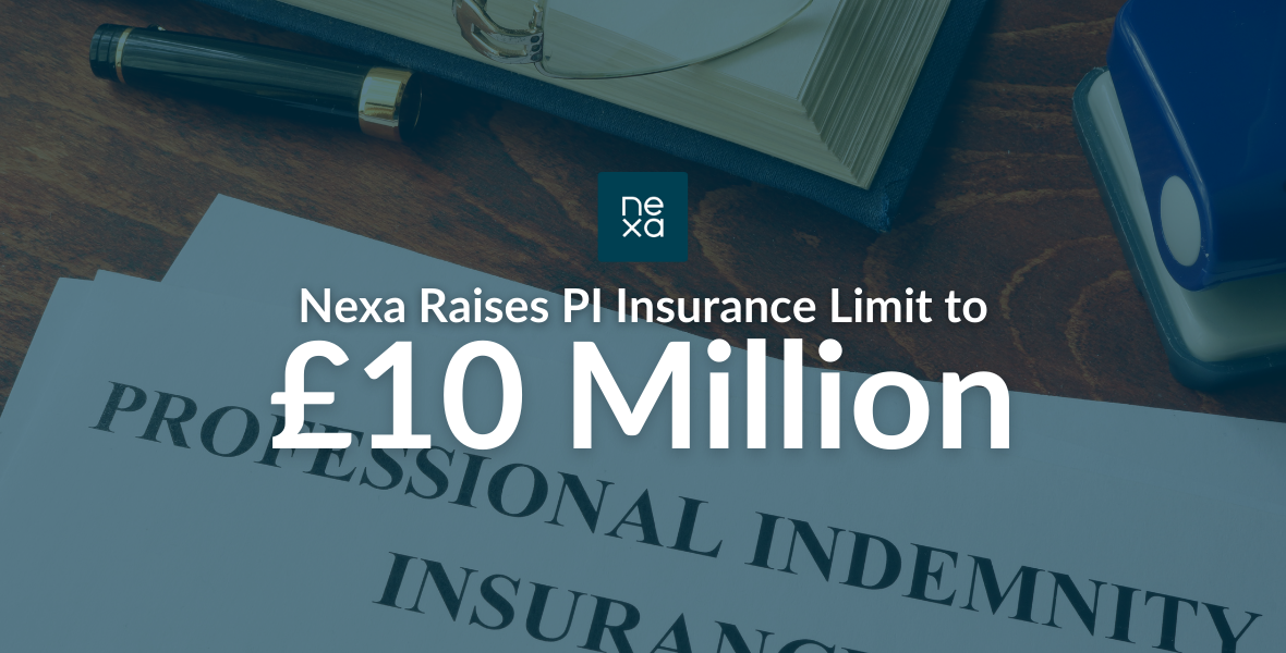 Nexa Raises Professional Indemnity Insurance to £10 Million