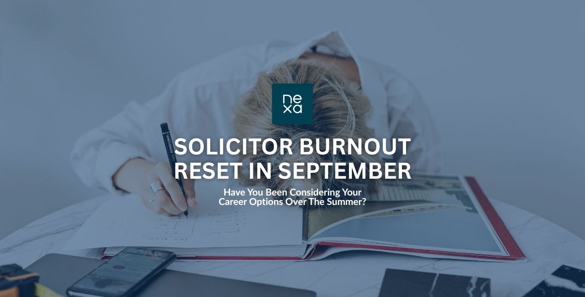 Solicitor Burnout Reset in September