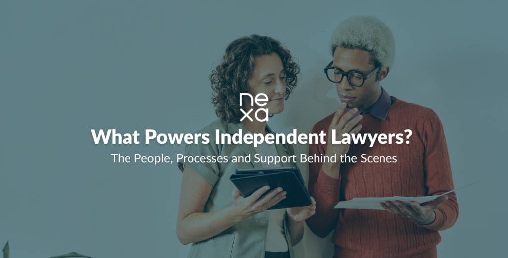 The Infrastructure Behind Independent Lawyers
